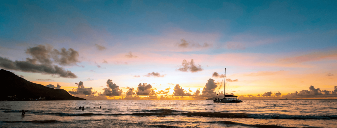 Segeltörn Seychellen Panorama