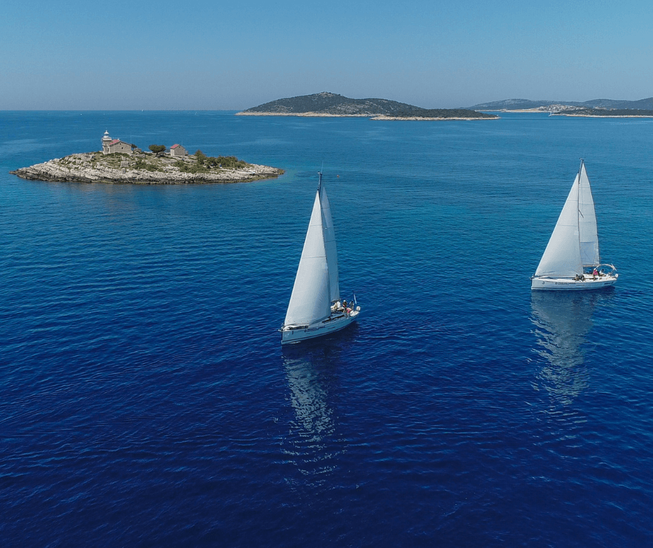 Segelboote in Kroatien 